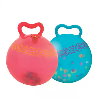Pabile B Toys luminous jumping ball jumping ball baby fitness ball blue red vibration bouncing ball yoga ball