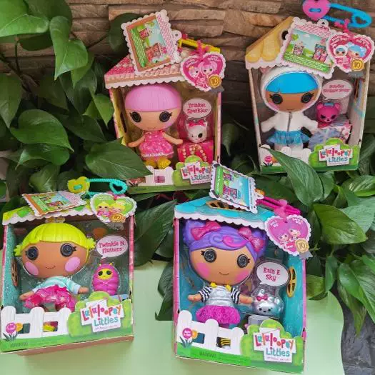 Средняя твёрдая кукла Lalaloopsy Lele, 18 см, русалка/ангел, коллекционная фигурка