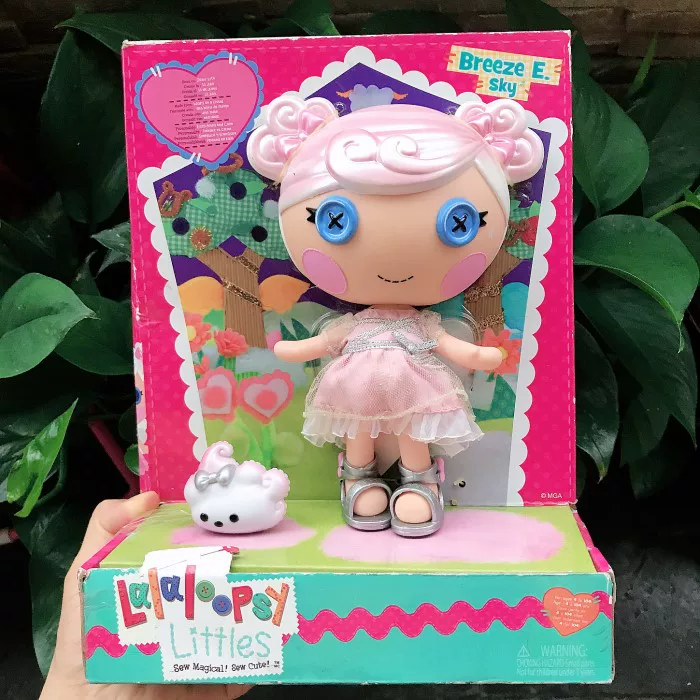 Средняя твёрдая кукла Lalaloopsy Lele, 18 см, русалка/ангел, коллекционная фигурка