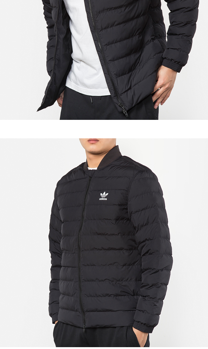 Adidas Adidas Men 2019 Mới Áo khoác cotton Shamrock ấm chính hãng DJ3191 - Quần áo độn bông thể thao áo phao nike chính hãng