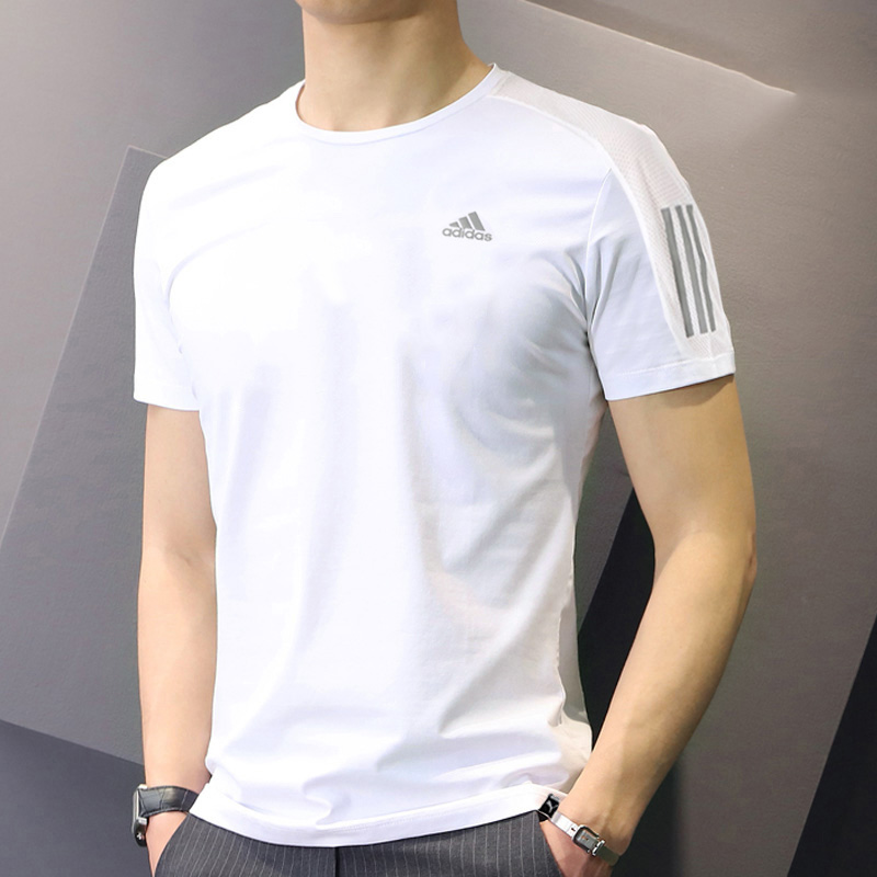 Gc7868 / White Quick DryingAdidas Short sleeve male T-shirt Official website 2021 summer new pattern ventilation Half sleeve Quick drying jacket motion Compassionate T-shirt