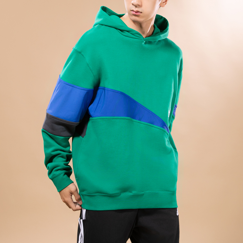 Adidas Sweater Men's Clover Official Website Flagship Authentic Autumn New Sports Hooded Pullover HF5943