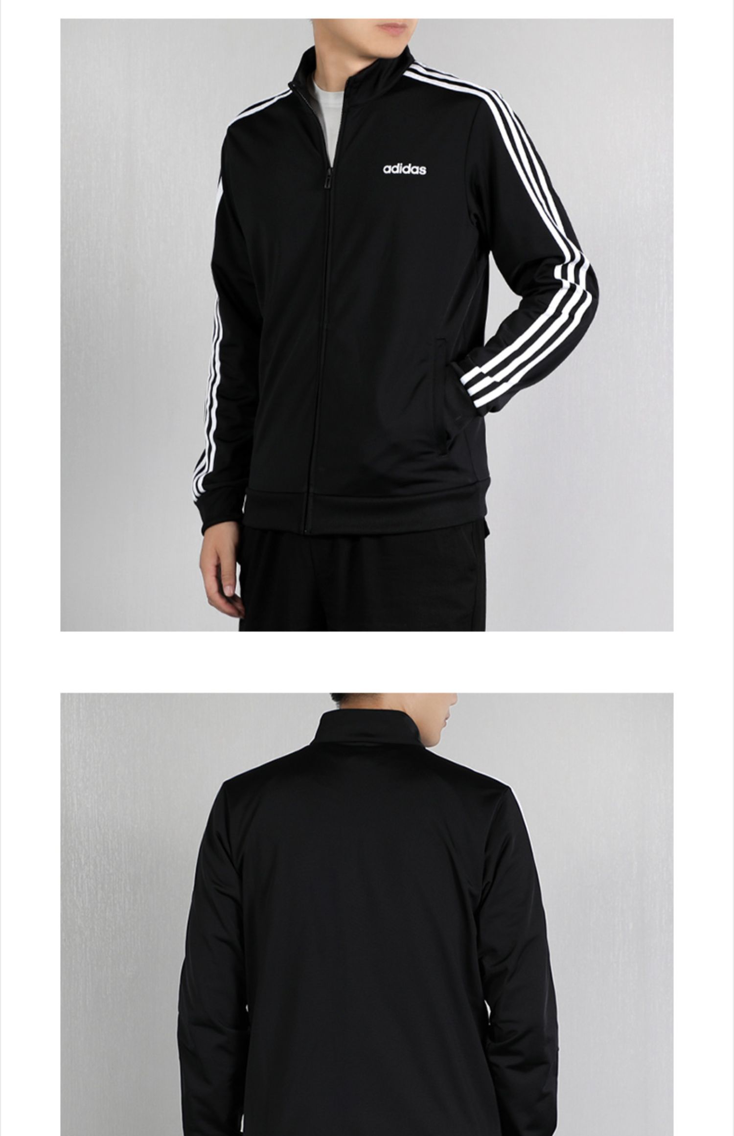 Áo khoác nam Adidas 2019 mùa hè áo khoác mỏng giản dị chạy thể thao quần áo dệt kim cổ áo sơ mi nam - Áo khoác thể thao / áo khoác áo khoác gió thể thao