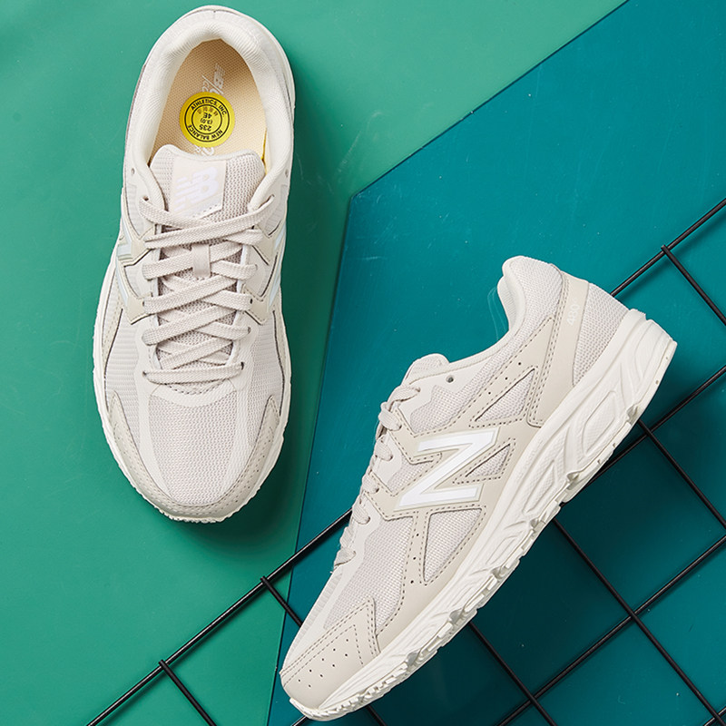 樂力體育運動用品專櫃NEW BALANCE女子480 V5奶茶白透氣耐磨復古運動休閒慢跑鞋W480WD5 | Yahoo奇摩拍賣