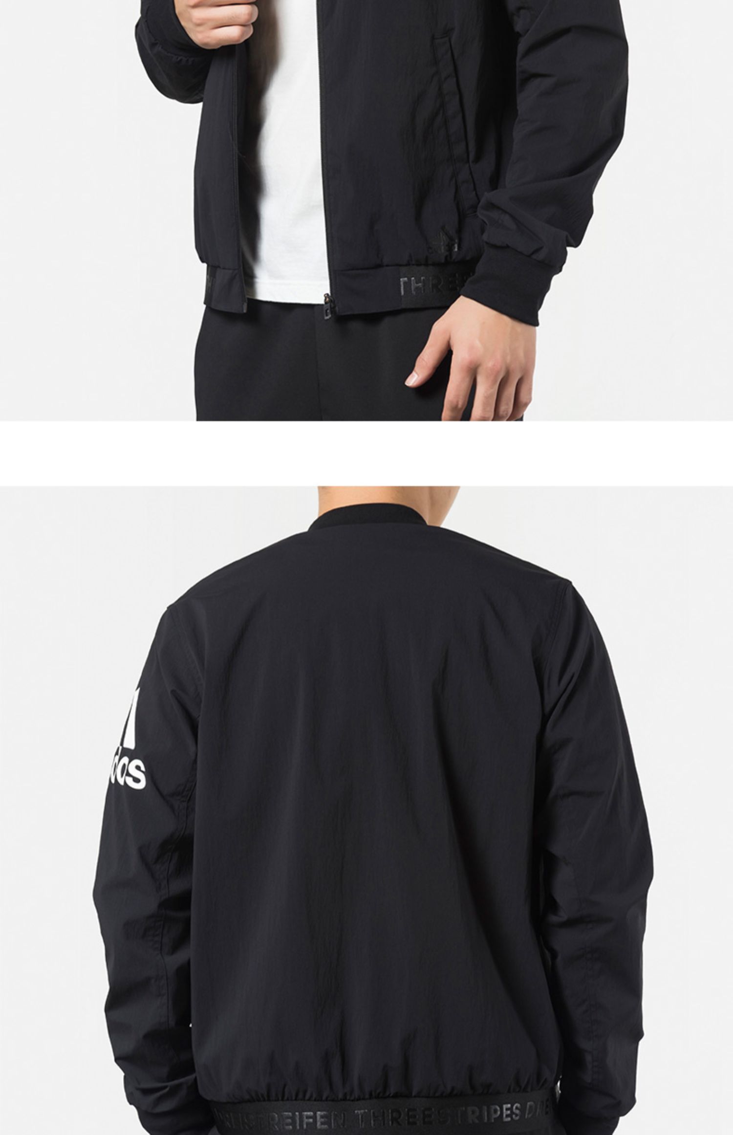 Adidas Adidas jacket nam 2019 mùa thu mới đích thực đồng phục bóng chày thể thao và áo khoác ấm áp nam - Áo khoác thể thao / áo khoác áo khoác nam có mũ adidas