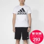 Adidas thể thao phù hợp với nam ngắn tay áo đặt chạy tập thể dục đào tạo đặt breathable ngắn tay áo quần short bộ adidas nam mùa đông