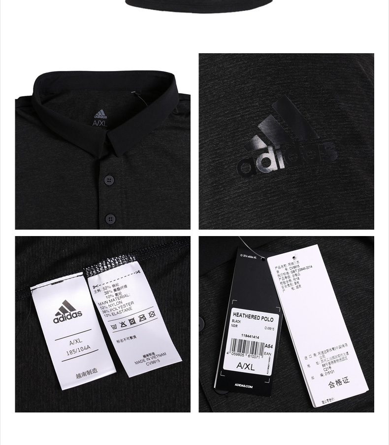 Adidas Adidas Men 2019 Mới Thể thao Áo sơ mi ngắn tay thoáng khí CV9915 - Áo polo thể thao áo polo thể thao