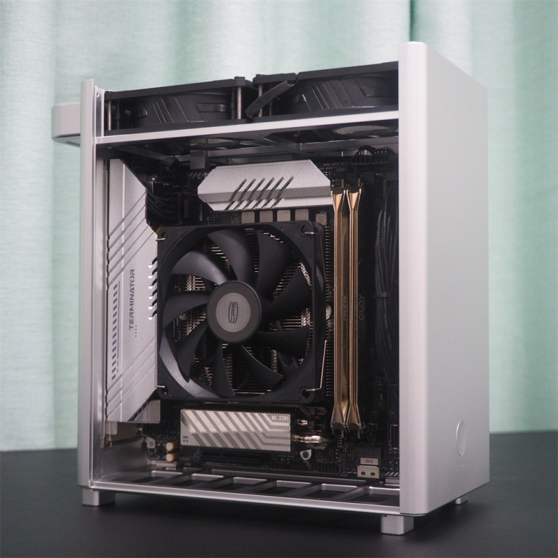 S3Cn-47Mm Version Itx Chassis Bkb Half-Height Graphics Card Slot Aluminum Alloy Flex Small 1U