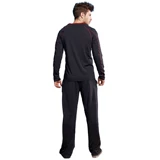 Осенний эластичный быстросохнущий лонгслив, одежда для йоги для спортзала, штаны, комплект, в обтяжку