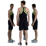 Динамичный велосипед для спортзала, жилет, штаны, спортивное джерси, летний комплект, в обтяжку