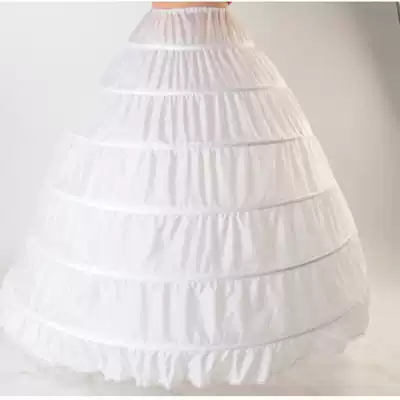 Daily tutu Oversized wedding dress skirt support neatly trailing skirt lolita petticoat Bride support skirt lining skirt