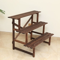 Квадратная лестничная стойка цветочниц три слоя 100 см