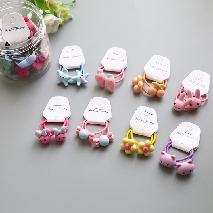Trẻ em phụ kiện tóc nơ thắt nút dễ thương tóc vòng headband cao su ban nhạc cô gái nhỏ tóc kẹp tóc bé kẹp tóc bờm tóc nam