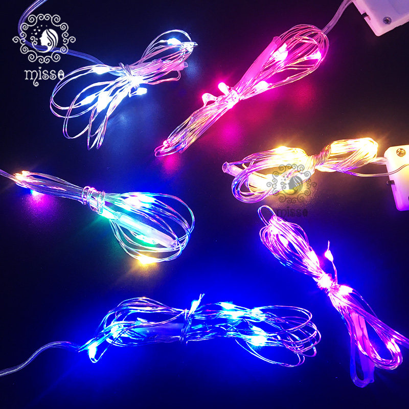 miss small brilliance diy crystal gum uv epoxy lamp strings small festoons neon light Ashtray Accessories