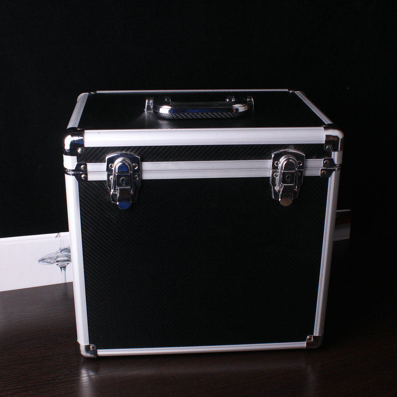 High-footed red wine glass case on-board external belt portable containing box 6 Woke Decanter Box Red Wine Bottle box