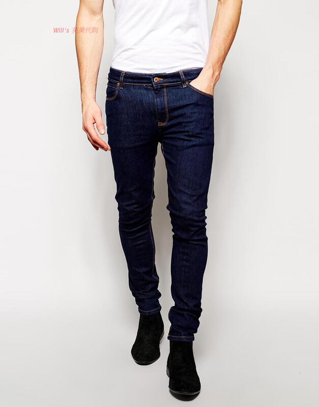Special Offer: Asos Skinny Indigo Blue Skinny Jeans/Narrow-Leg Pants/Skinny Pants