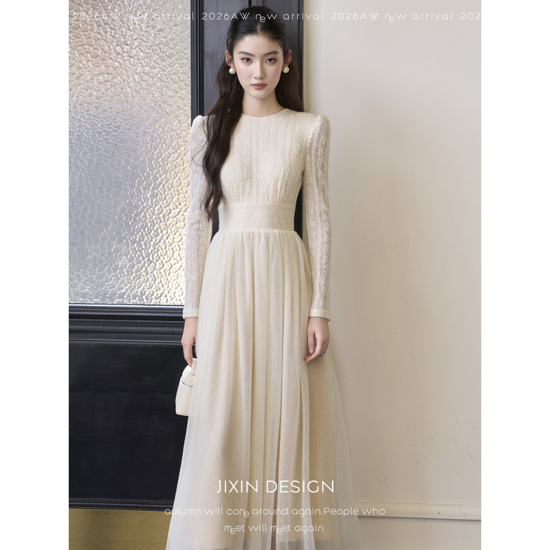 Send a Letter|Susha Heavy Jacquard Wool Lace Knit Wide Waistband Slimming Off-White Dress Send a Letter|Susha Heavy Jacquard Wool Lace Knit Wide Waistband Slimming Off-White Dress