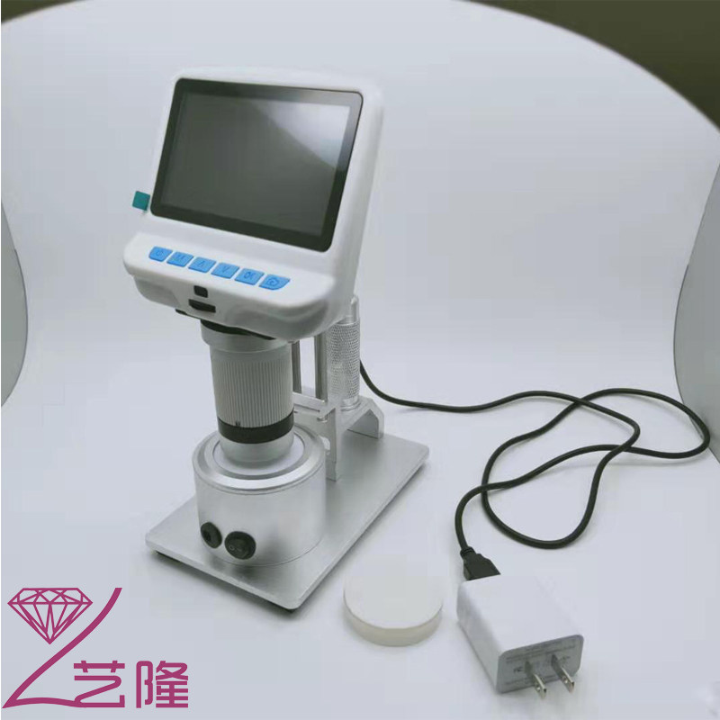 GIA diamond Mosan stone waist code detector Diamond waist code mirror Waist mirror single source