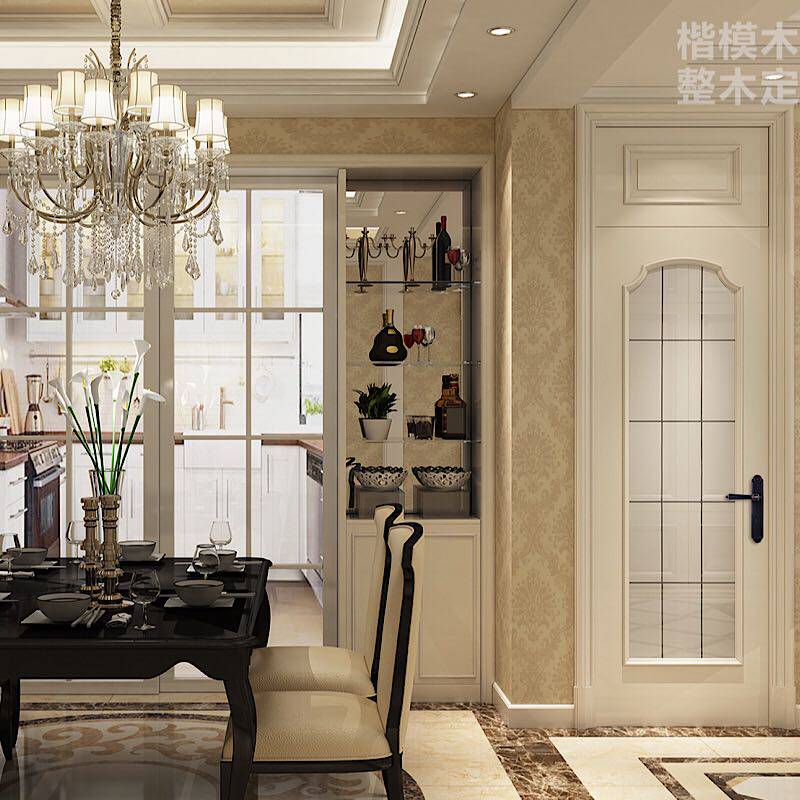 Role Model Wooden Door European Style Brief European and American Formula Chinese Indoor Whole Silent Soundproof Solid Wood Bedroom Door