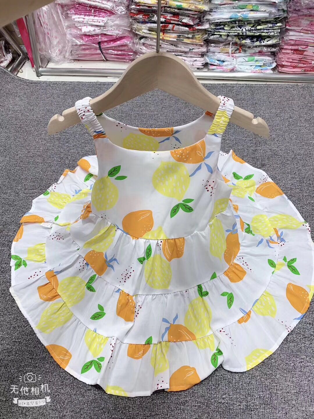 Quần áo trẻ em mùa hè váy lụa bé gái váy vest treo váy hoa mỏng phiên bản Hàn Quốc của váy cotton nhân tạo váy - Váy váy xinh cho bé