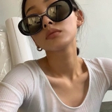 Tide, ретро солнцезащитные очки на солнечной энергии, в корейском стиле, популярно в интернете, изысканный стиль, по фигуре