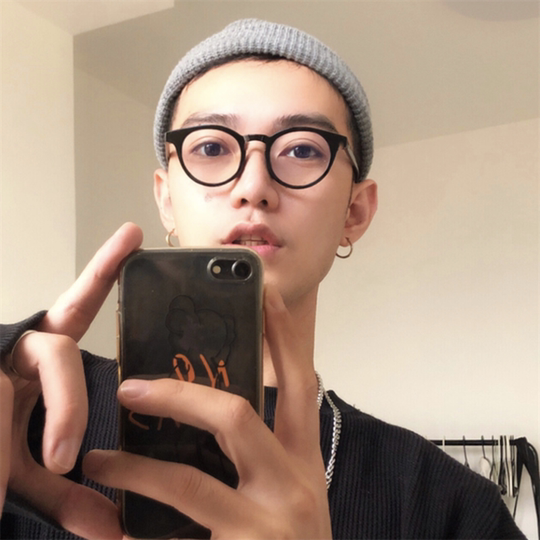 Black Frame Glasses for Men with Myopia, Can Be Fitted with Lenses, Optical Retro Eyeglass Frames, Women's Black Japanese Style Eyeglass Frames for Men