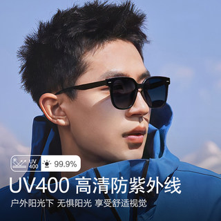 GM墨镜男款方形大框高级感偏光防紫外线开车驾驶专用大脸太阳眼镜