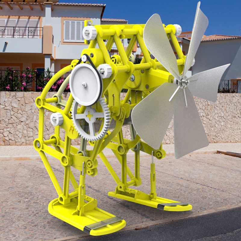 Scientific assembly toys wind wind power mechanical walking robot children adult adult Yi Zhi assembly toys