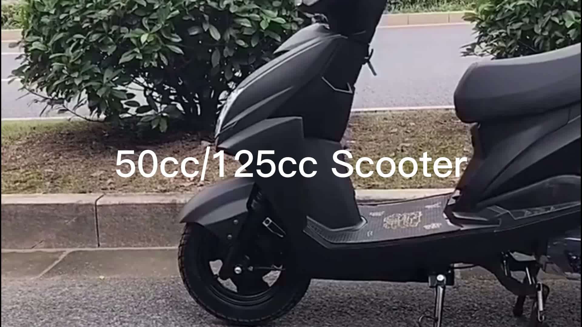 China Good Price Cheap Gas Scooter Motorcycle 50cc Gasoline 125cc Mini