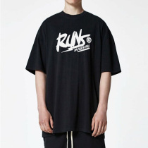 MF Magic axe runs cool fitness basketball game round hip hop tide stream loose pure cotton short sleeve t-shirts men and women summer