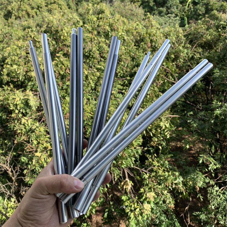 12MM diameter lightweight tent aluminum alloy door pole pyramid black eagle telescopic pole simple canopy aluminum pole light frame pole