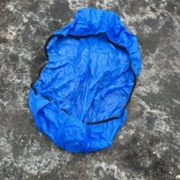 Простой рюкзак, синий дождевик