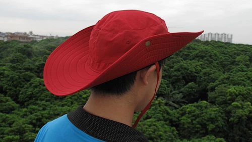 Axeman Esman Wide Border Defense UV Covere Cover/Outdoor Round Hat/Jungle Hat/Flip Denim Hat