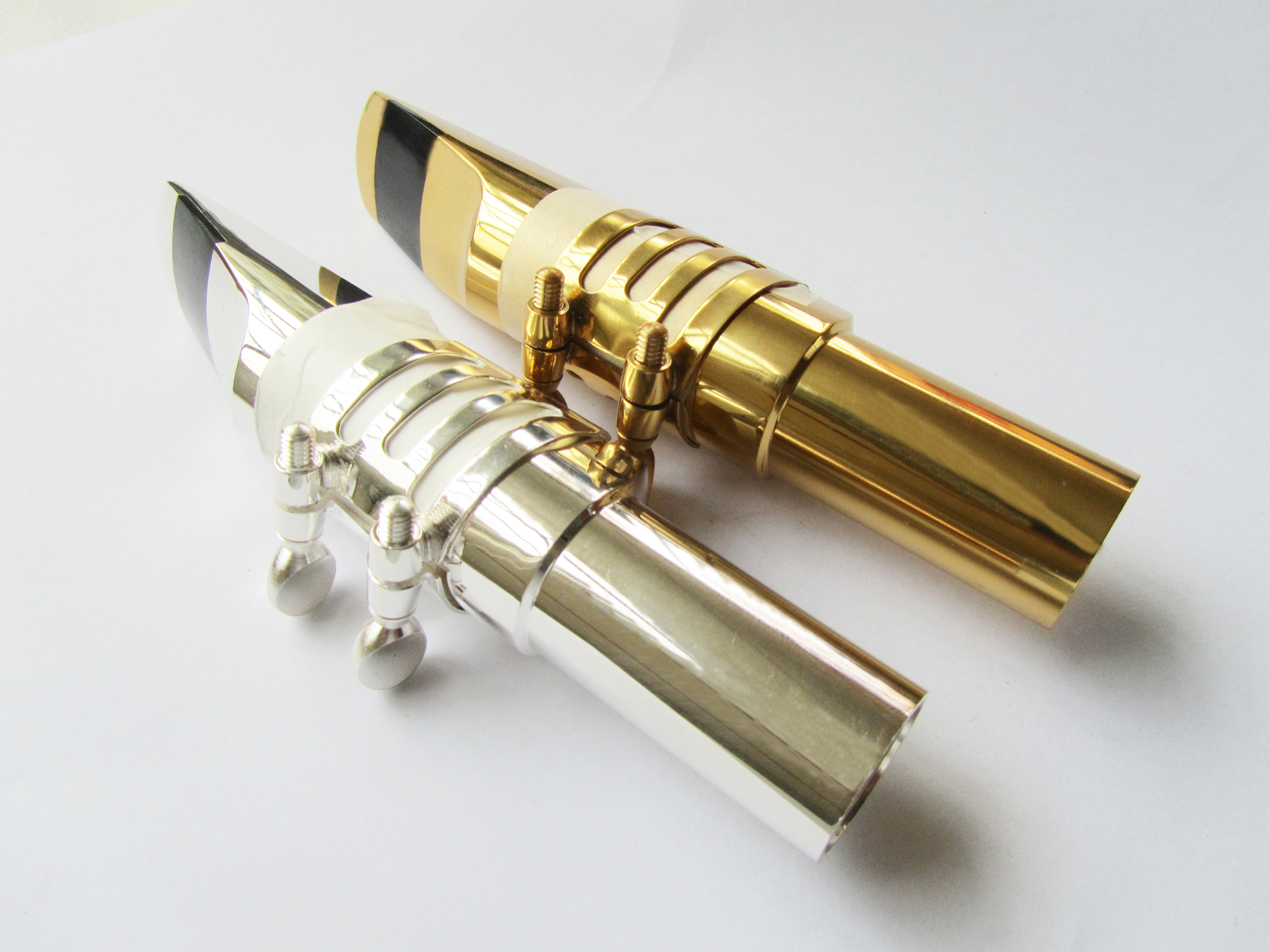 Barry East flute head bass sax metal flute head Balition flute Barry Donsaks blow mouth