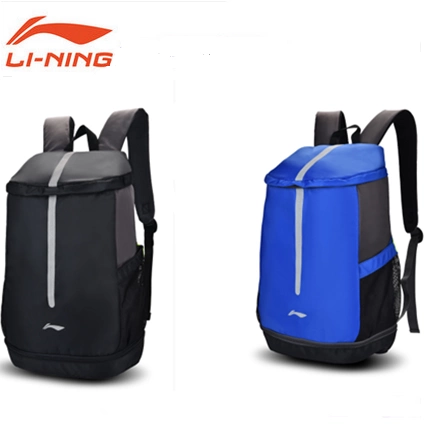 Li Ning bóng rổ túi bóng túi nam và nữ đào tạo túi đeo vai đa chức năng ba lô bóng đá bóng chuyền túi bóng rổ túi thể thao - Ba lô