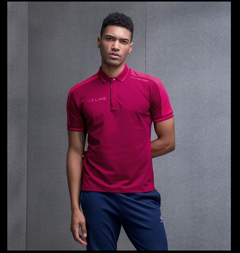 KELME Karl Vẻ Đẹp của Nam Giới Thể Thao Polo Shirt Kinh Doanh Bình Thường Paul Ngắn Tay Áo Mùa Hè Ve Áo T-Shirt Nhóm Dịch Vụ áo polo nike