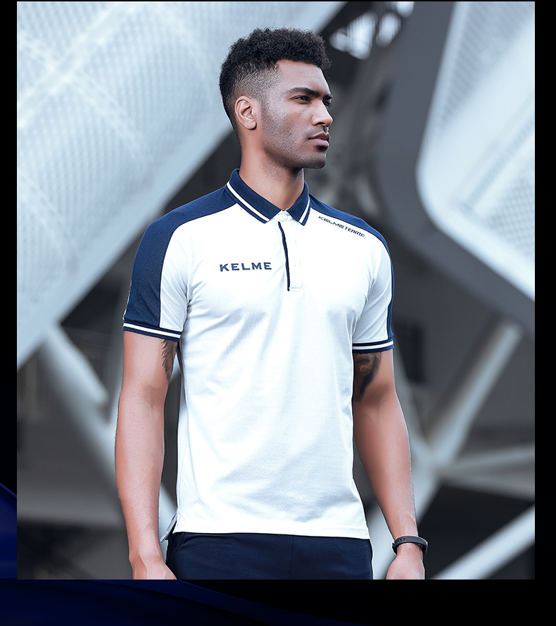 KELME Karl Vẻ Đẹp của Nam Giới Thể Thao Polo Shirt Kinh Doanh Bình Thường Paul Ngắn Tay Áo Mùa Hè Ve Áo T-Shirt Nhóm Dịch Vụ áo polo nike