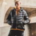 Li Ning xuống áo khoác ngắn phiên bản Hàn Quốc của những người đàn ông đào tạo gió và độ ẩm dây kéo trùm đầu ấm trắng vịt xuống đồ thể thao áo phao hàn quốc Thể thao xuống áo khoác