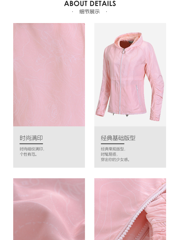Áo gió Li Ning Bà 2019 mới sê-ri thời trang thể thao mới - Áo gió thể thao áo khoác gió nữ cao cấp