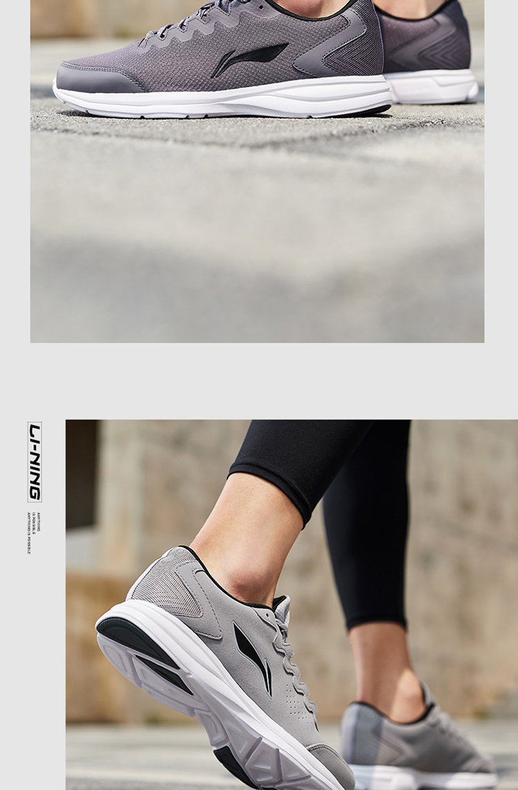 Li Ning giày chạy bộ giày nam mới nhẹ nhẹ giày chạy bình thường giày thể thao nam ARBN221 - Giày chạy bộ các thương hiệu giày chạy bộ