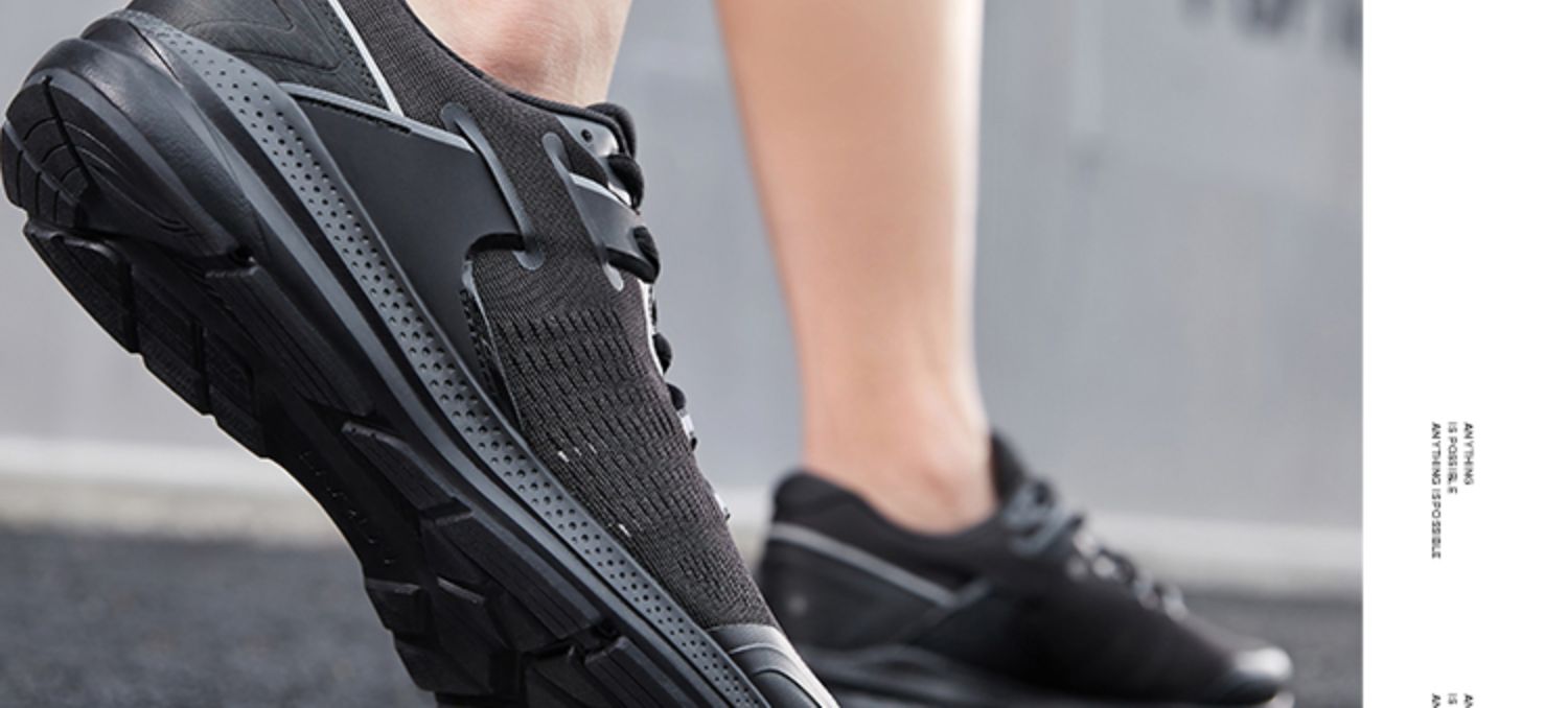 Giày chạy bộ Li Ning giày nam 2019 mùa hè mới lưới giày thoáng khí nam thấp giúp giày chống sốc nhẹ - Giày chạy bộ mua giày thể thao