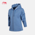 Li Ning Wei Yi Bà New Sports Thời trang Áo len dài tay Áo khoác thể thao trùm đầu - Thể thao lông cừu / jumper áo thun tay dài form rộng Thể thao lông cừu / jumper