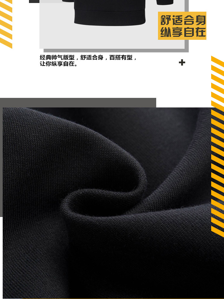 Li Ning áo len nam mới Wade loạt áo thun dài tay cổ tròn áo thể thao nam mùa đông áo hoodie gấu