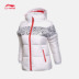 Li Ning ngắn xuống áo khoác nữ đào tạo loạt gió và ẩm ướt 90% vịt trắng xuống đồ thể thao áo phao lông vũ uniqlo Thể thao xuống áo khoác