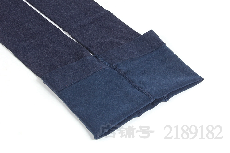 Mùa thu phần cashmere dày xà cạp thậm chí vớ túi chân quần cookpipe vớ bước quần Đông cạnh 6376/8376