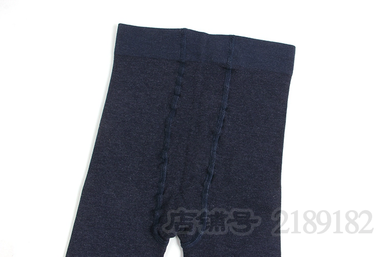 Mùa thu phần cashmere dày xà cạp thậm chí vớ túi chân quần cookpipe vớ bước quần Đông cạnh 6376/8376 tất cổ ngắn