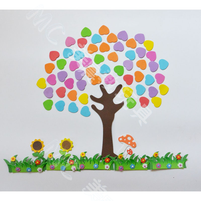 Elementary School Kindergarten Decorative Wall Stickers Tree