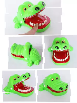 Will bite the little crocodile bite the finger parent-child children's toy creative whole person punishment student party table game