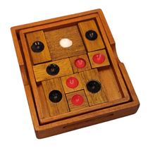 Classical Huarong Road wooden classic puzzle game chess intelligence puzzle adult children student wooden toy