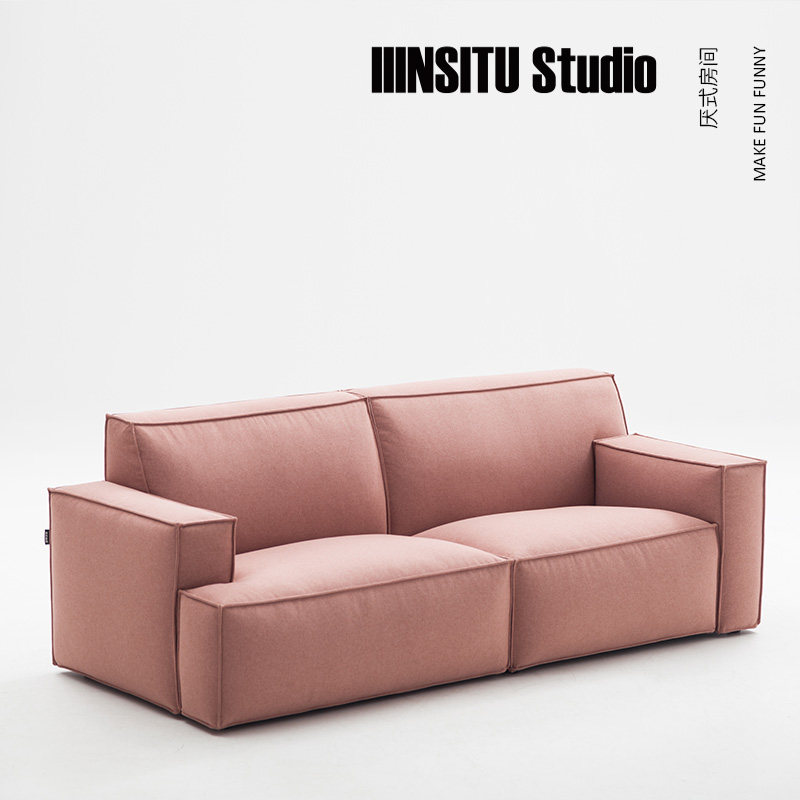 Anorexic Room Misplaced Sofa can be torn down Nordic small family Type Composition trio cloth Sofa Modern Brief